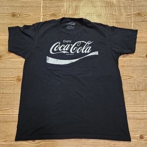 Black Coca-Cola T-Shirt Size XL